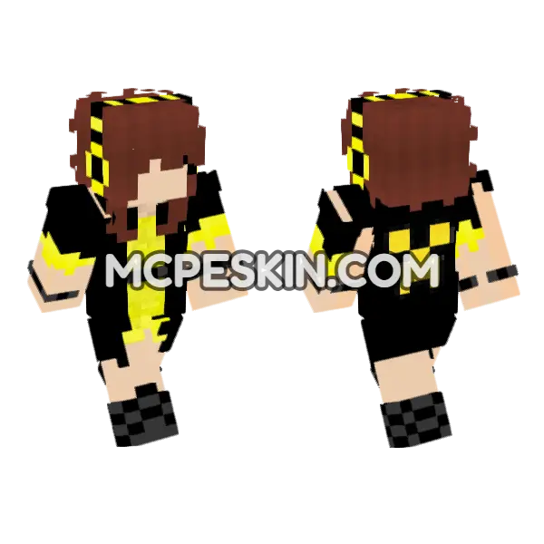 Yellow Bee Suit, front and back