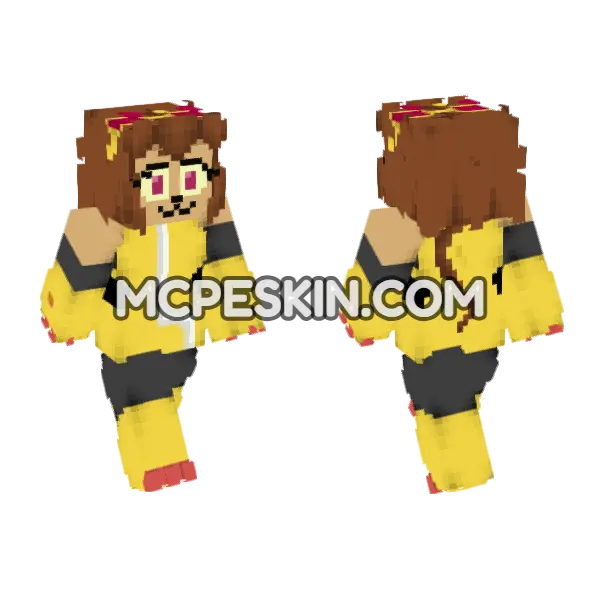 Yellow Bodega Glitch, front and back