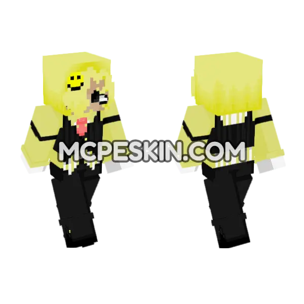 Yellow Bow Tie Formal, front and back