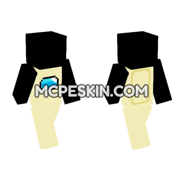 Yellow Crewmate, front and back