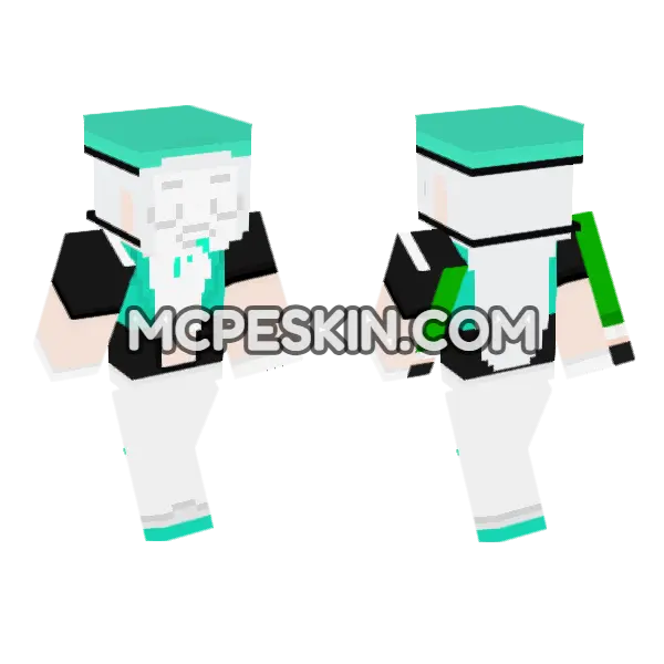 Yi Xi 2p Skin Minecraft Bedrock skin, front and back