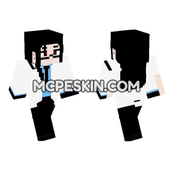 Yi Xi Doctor Minecraft Bedrock skin, front and back