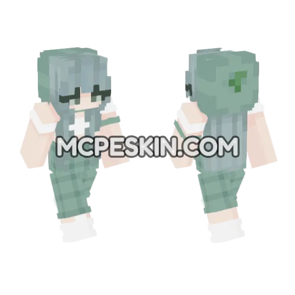 Yorn Minecraft Bedrock skin, front and back