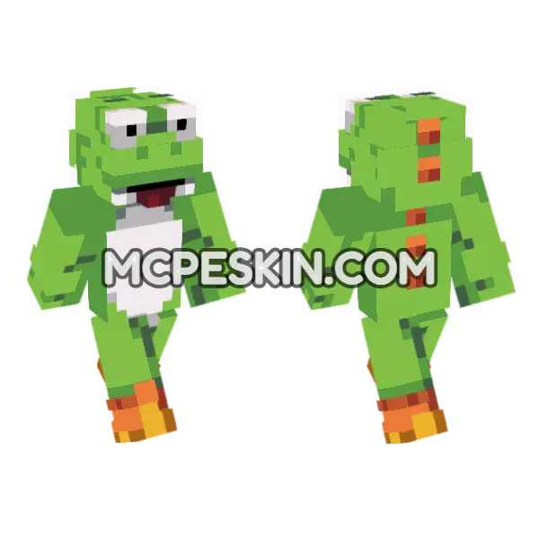 Yoshiii Minecraft Bedrock skin, front and back