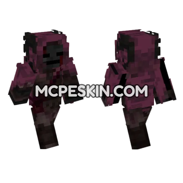 You Better Run Minecraft Bedrock skin, front and back