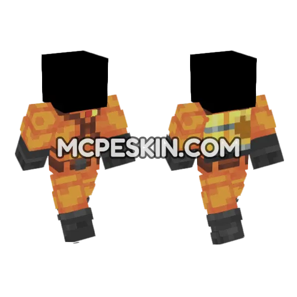 Zombiemoose Minecraft Bedrock skin, front and back
